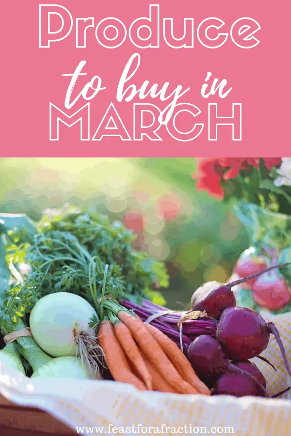 picture of produce to buy in March