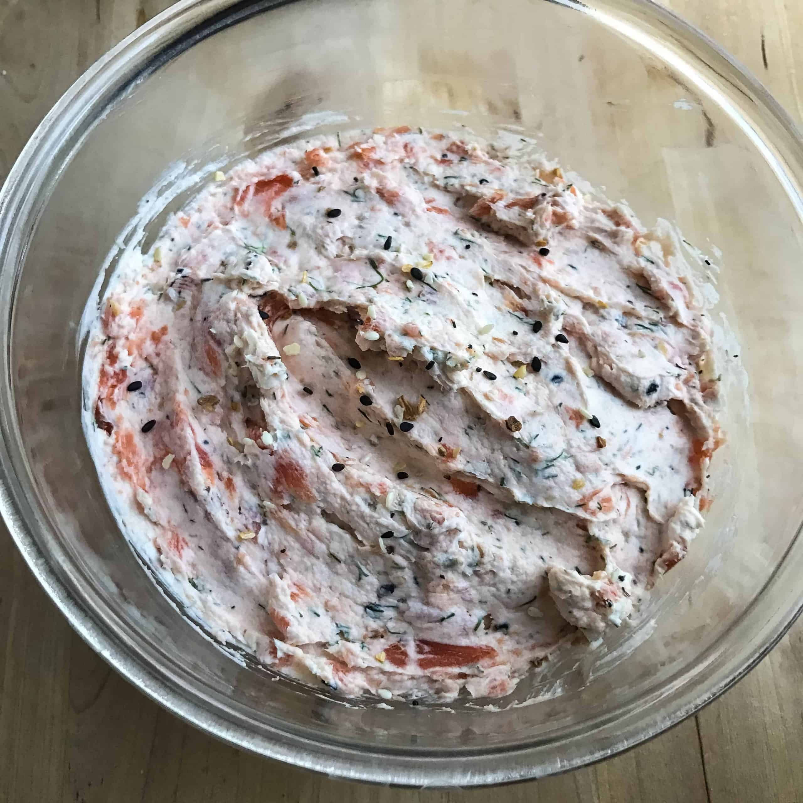 Everything Bagel and Lox Spread Feast for a Fraction