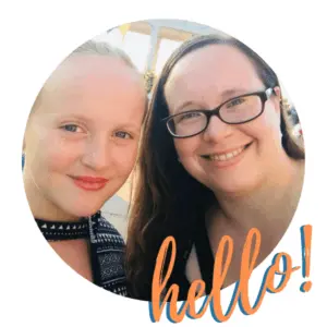 mother and daughter selfie smiling