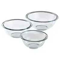 Pyrex Glass Mixing Bowl Set (3-Piece)