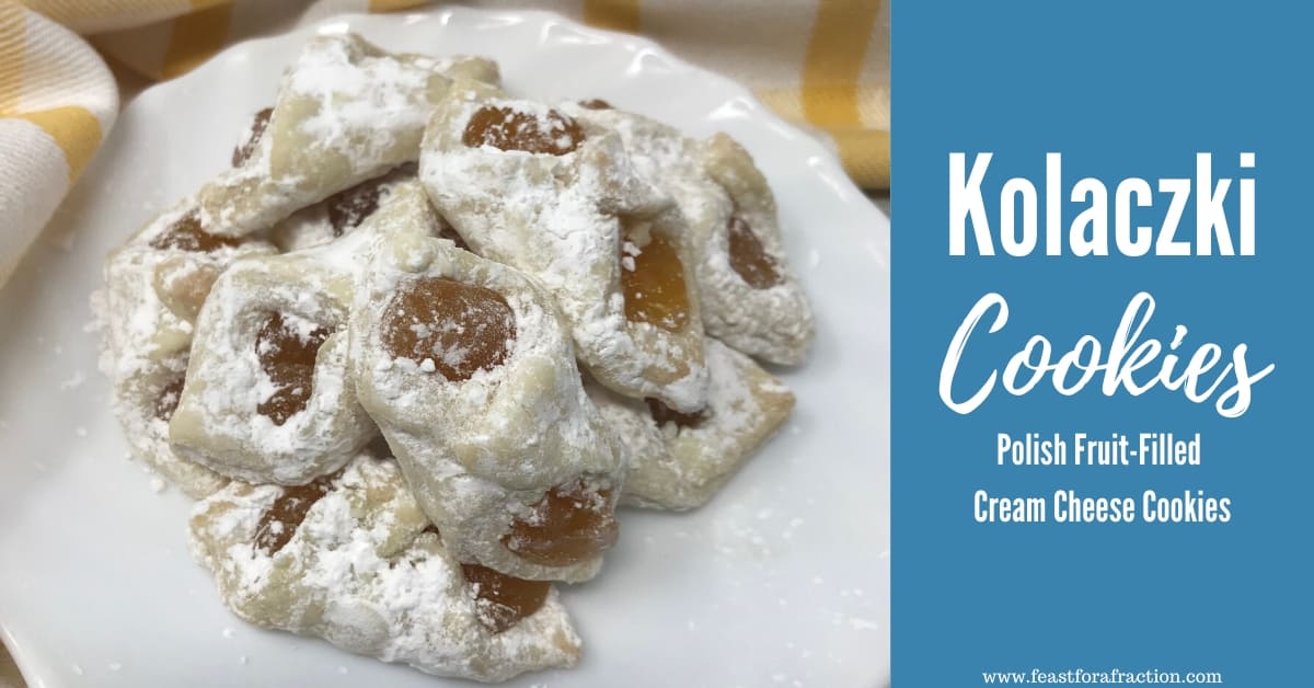 Kolaczki Cookies (Polish Fruit-Filled Cream Cheese Cookies)