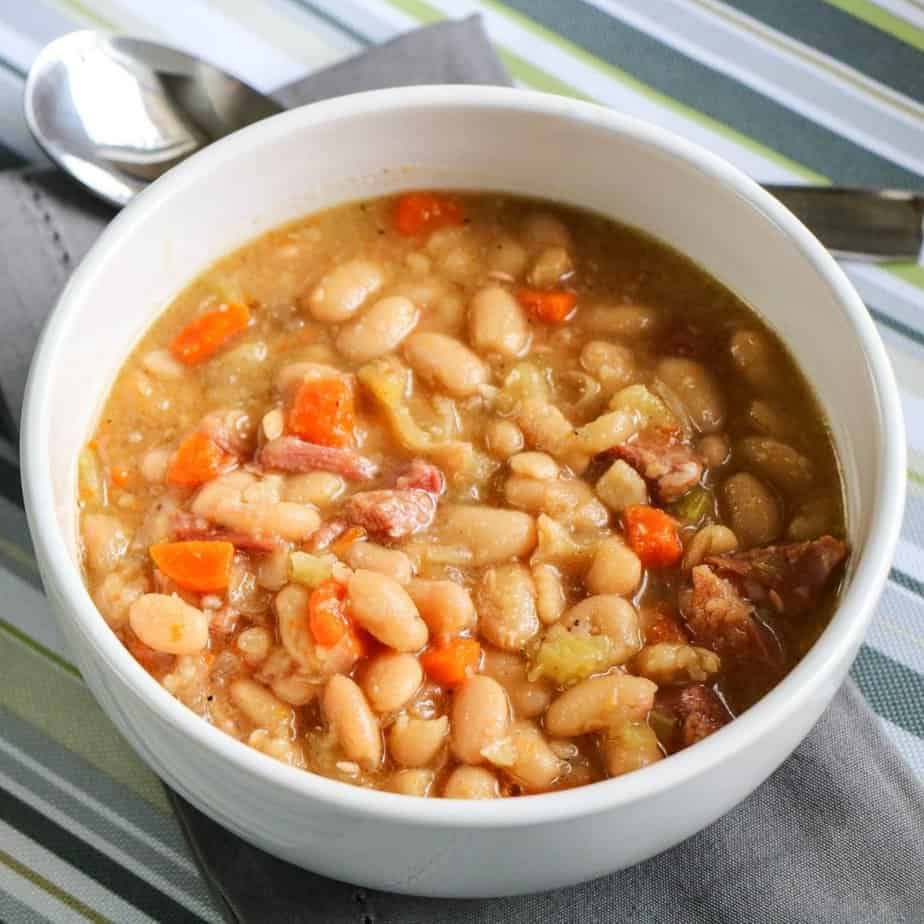 Crock Pot Ham And Bean Soup Feast For A Fraction