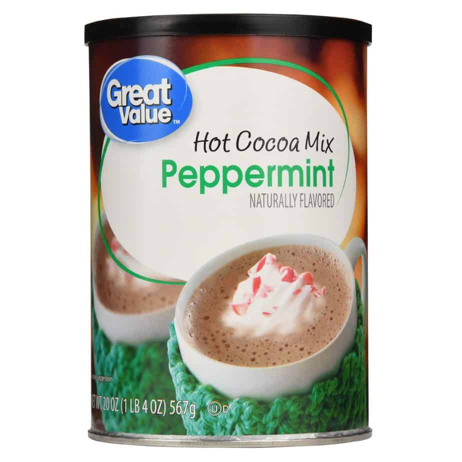 Great Value Hot Cocoa Mix, Peppermint, 20 oz