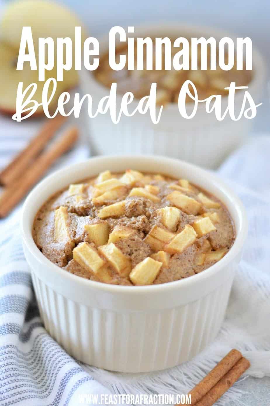 Apple Cinnamon Blended Oats Feast for a Fraction