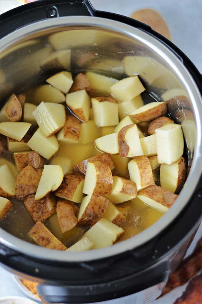 potatoes in instant pot with broth