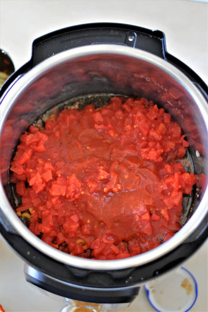 diced tomatoes in instant pot for goulash